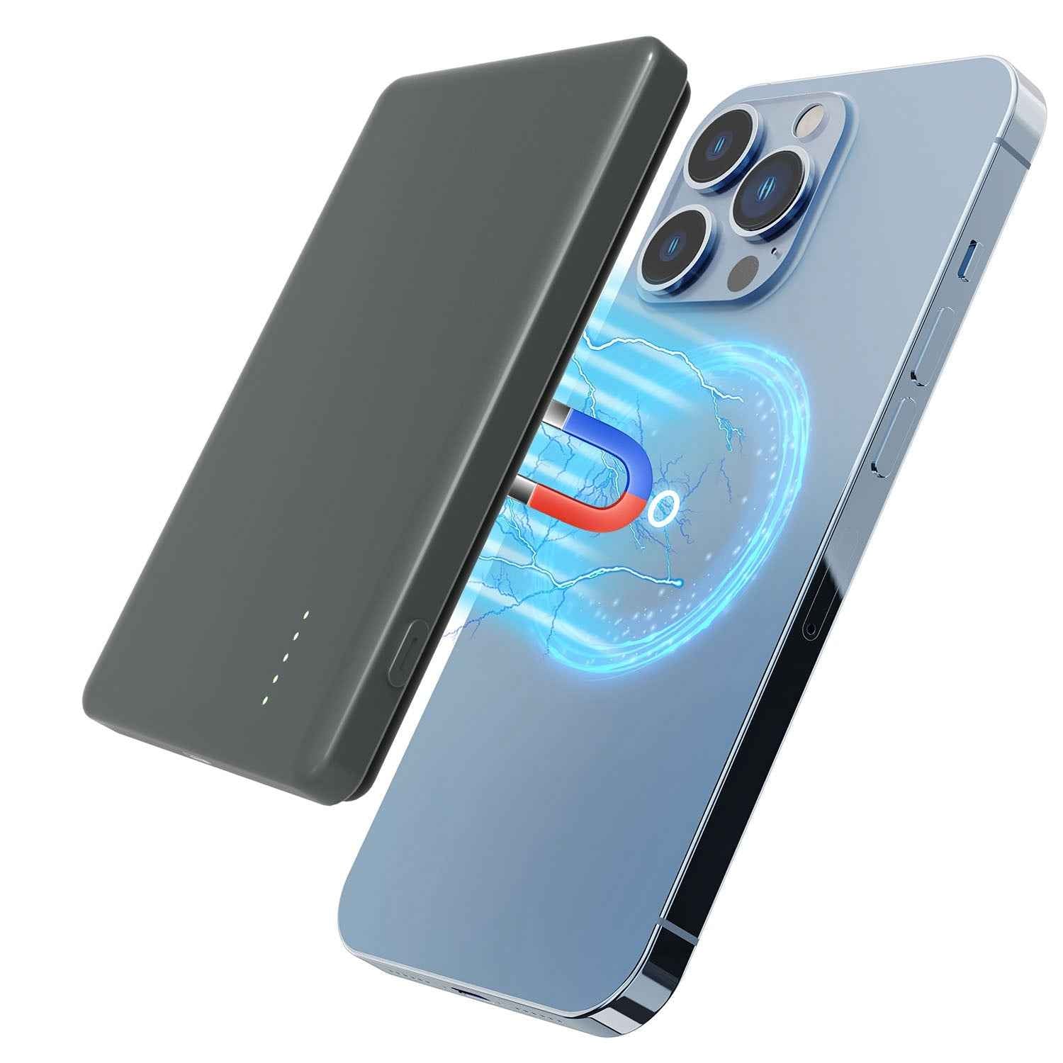Slim Magnetic Wireless Power Bank (5000mAh) - Voxly3d