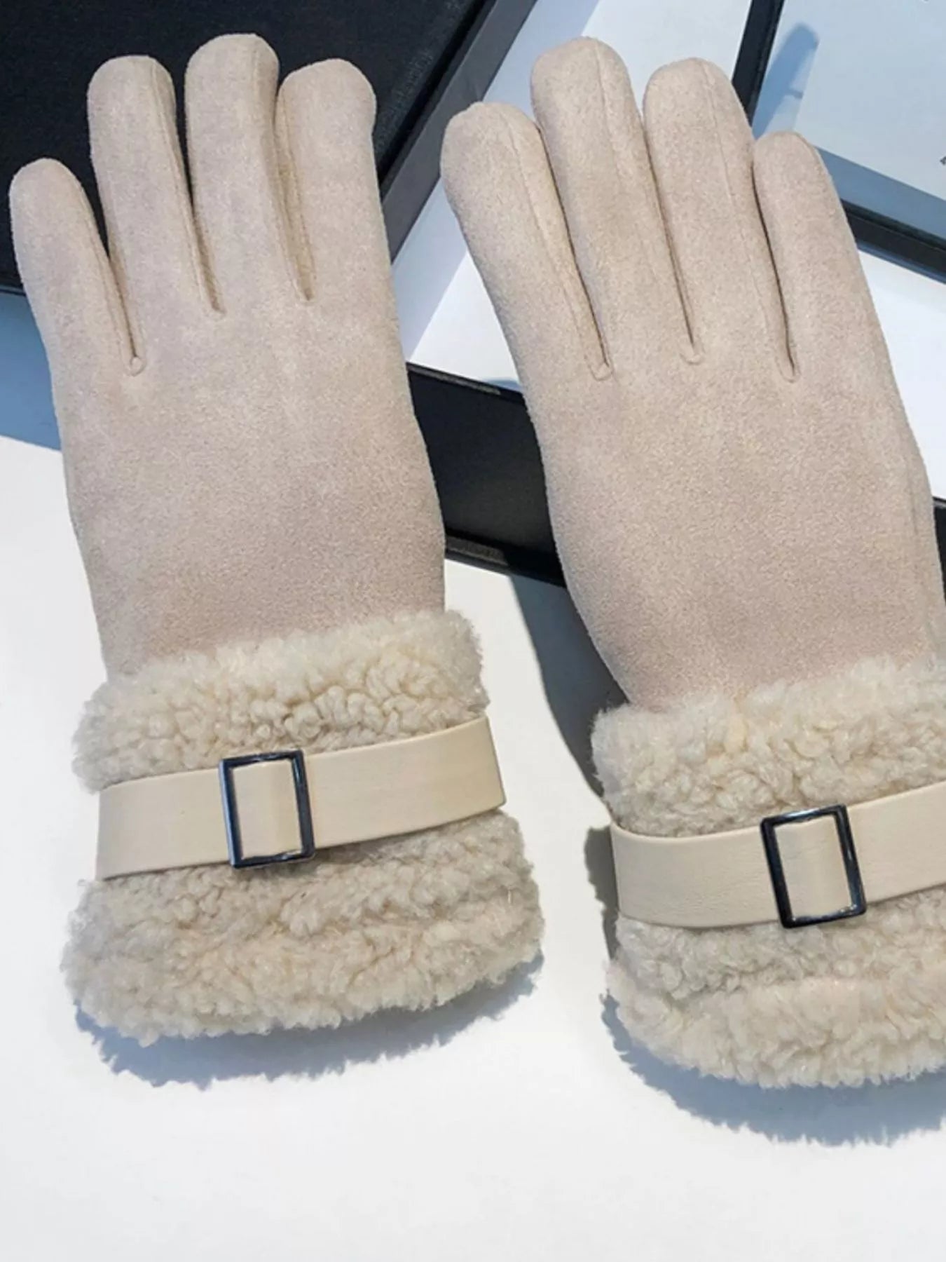 Aspen Luxe Faux-Fur Gloves - Voxly3d