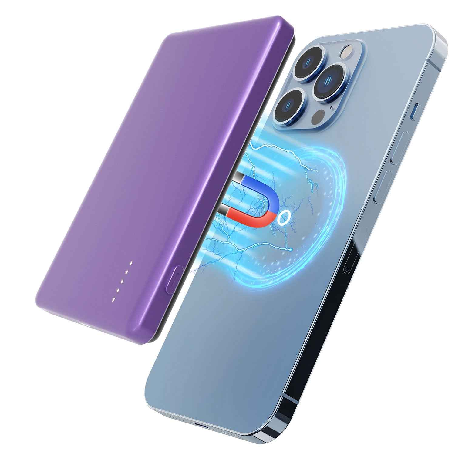 Slim Magnetic Wireless Power Bank (5000mAh) - Voxly3d