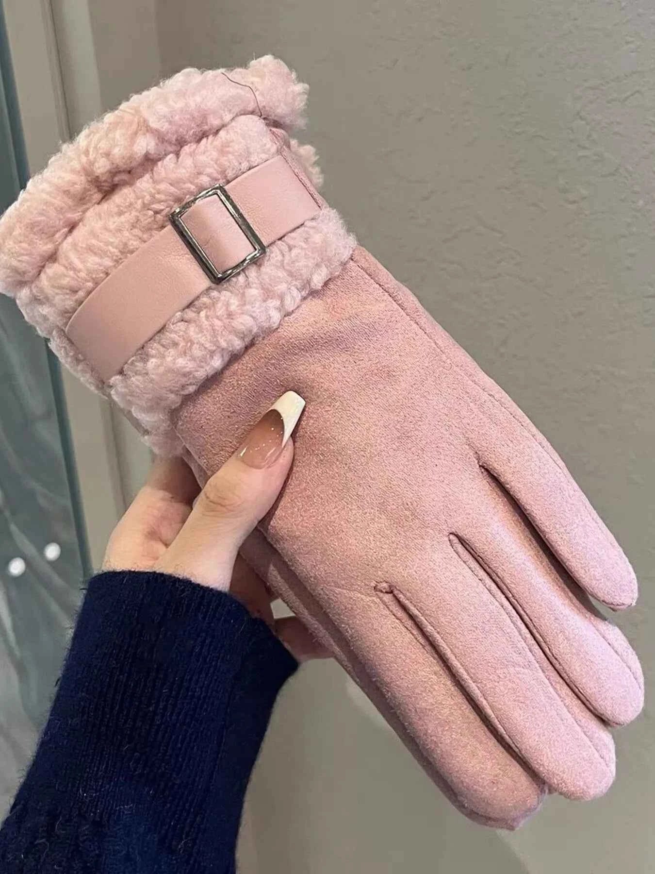 Aspen Luxe Faux-Fur Gloves - Voxly3d