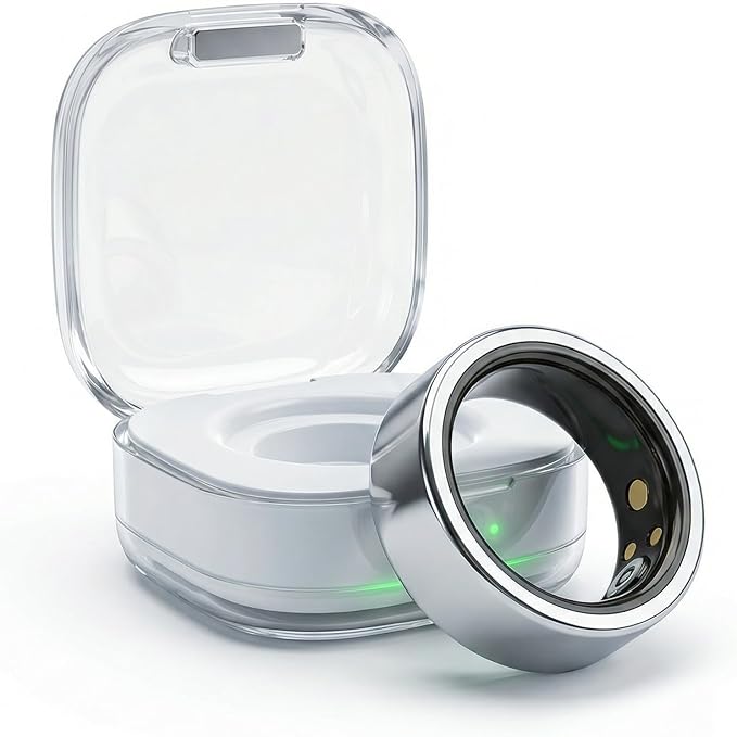 Yuga Smart Ring Health Tracker - Fitness Ring with 24/7 Health Monitoring, Sleep Tracker Ring, 5ATM Waterproof Smart Ring for Men Women - Voxly3d