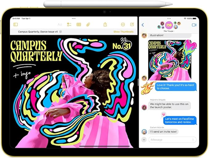 Apple iPad 11-inch: A16 chip, 11-inch Model, Liquid Retina Display, 128GB, Wi-Fi 6, 12MP Front/12MP Back Camera, Touch ID, All-Day Battery Life — Blue - Voxly3d