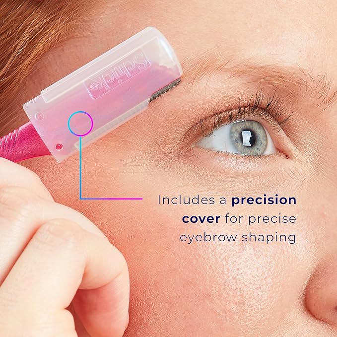 Schick Hydro Silk Touch-Up Dermaplaning Tool with Precision Cover | Dermaplane Razor, Face Razors for Women, Peach Fuzz Remover - Voxly3d